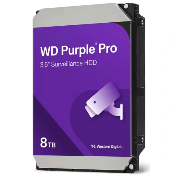 Disco Duro Para Vigilancia WESTERN DIGITAL PURPLE PRO WD8002PURP / 8TB / 3.5" / SATA III 6GB/S / 7200 RPM / 256MB Caché - Image 1