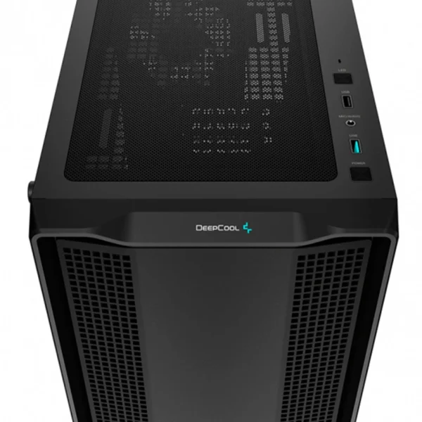 Gabinete Gamer DEEPCOOL CC360 ARGB / Micro-ATX / Cristal Templado / 3 Ventiladores ARGB Incluidos / USB 2.0, 3.0 / Color Negro - Image 4