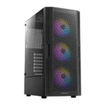 Gabinete ANTEC AX20 ELITE / ATX / Cristal Templado / 4 Vent. Incluidos ARGB / USB 2.0 / Negro