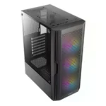 Gabinete ANTEC AX20 ELITE / ATX / Cristal Templado / 4 Vent. Incluidos ARGB / USB 2.0 / Negro - Image 3