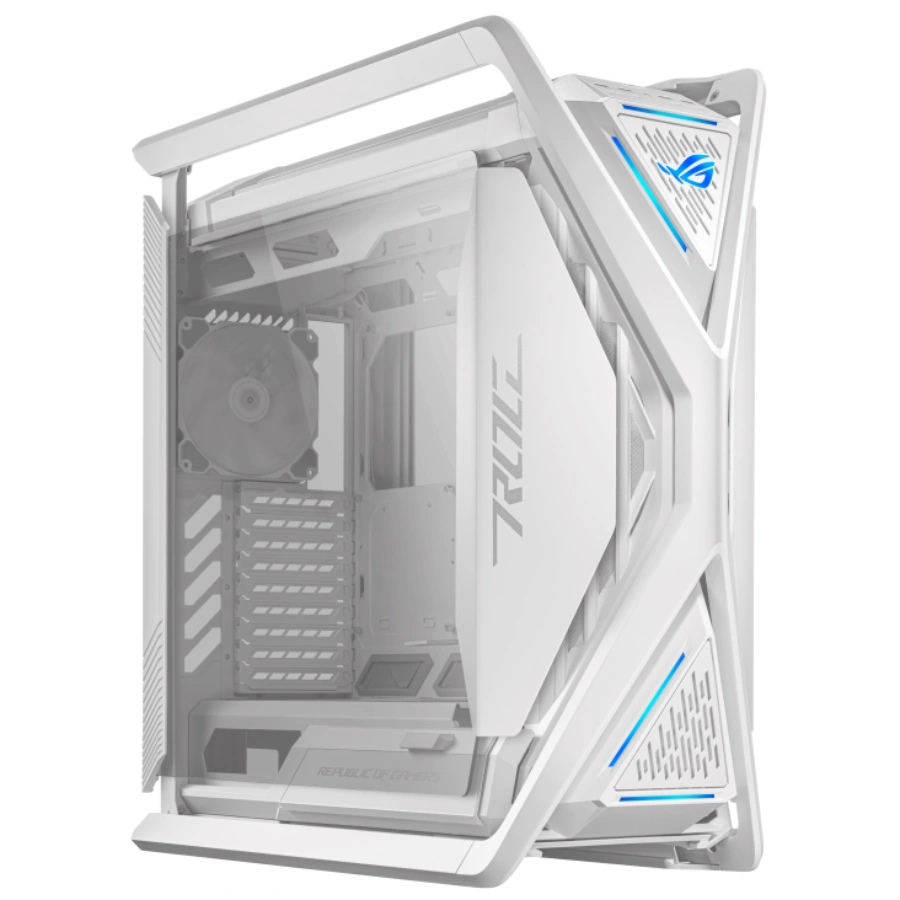 h732 (10) Gabinete ASUS ROG Hyperion GR701 / E-ATX / 4 Ventiladores Incluidos / Cristal Templado / USB 3.2, USB-C, 3.5 mm / Blanco - Imagen 1