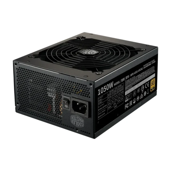 Fuente De Poder COOLER MASTER MWE GOLD 1050 V2 / 1050 W / Modular / 80 Plus Gold / 24 Pin ATX / CPU 4+4 / PCI-E 6+2 / SATA / Negro - Image 3
