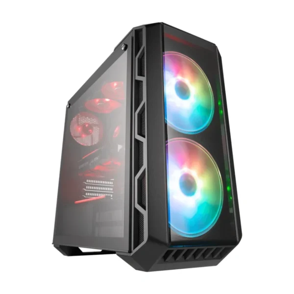 Gabinete COOLER MASTER MASTERCASE H500 ARGB / Media Torre / E-ATX / Ventana De Vidrio Templado / 3 Ventiladores Incluidos / USB 3.2, USB 2.0, 3.5MM / Gris - Image 5