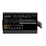 Fuente De Poder COOLER MASTER MWE BRONZE 650 V3 / 650 W / 80 Plus Bronze / 24 Pin ATX / CPU 4+4 / PCI-E 6+2 / SATA / Molex / Negro - Image 4
