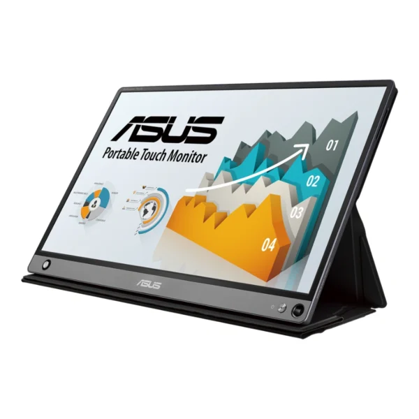 Monitor Portátil USB ASUS ZenScreen Touch MB16AMT / 15.6" / 1920 X 1080 FHD / 60Hz / 5ms / USB-C, Micro HDMI / Panel IPS / Touch / Negro - Image 3