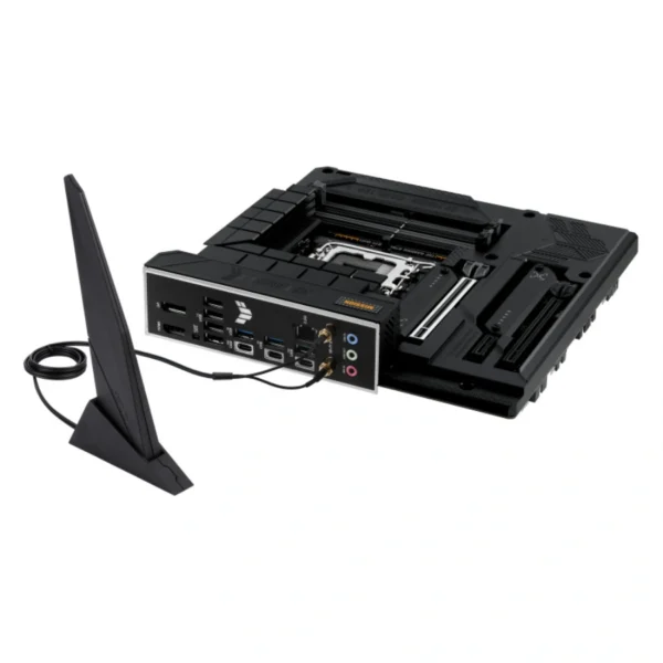 Tarjeta Madre ASUS TUF GAMING B760M-BTF WIFI / INTEL LGA1700 / 14ª/13ª/12ª gen / 192GB X4 DDR5 7200MHZ OC* / M.2 PCI-E 5.0 / DP, HDMI / USB 3.2 / Micro-ATX - Image 3