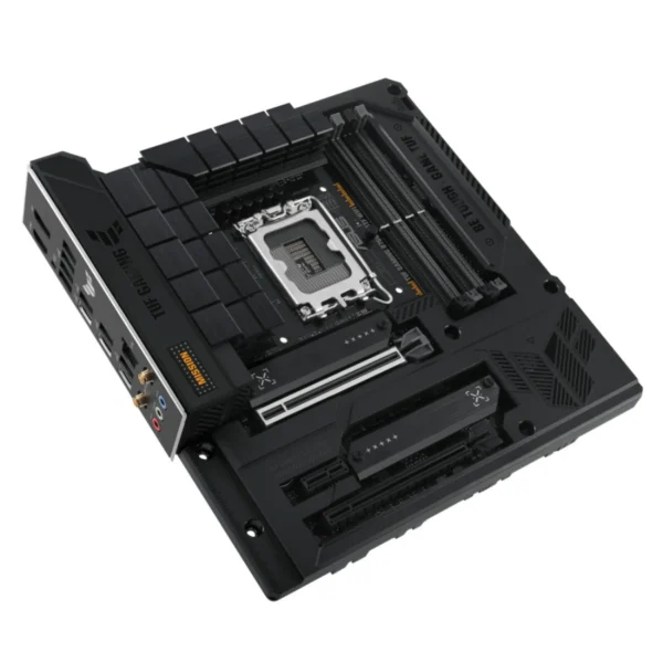 Tarjeta Madre ASUS TUF GAMING B760M-BTF WIFI / INTEL LGA1700 / 14ª/13ª/12ª gen / 192GB X4 DDR5 7200MHZ OC* / M.2 PCI-E 5.0 / DP, HDMI / USB 3.2 / Micro-ATX - Image 2