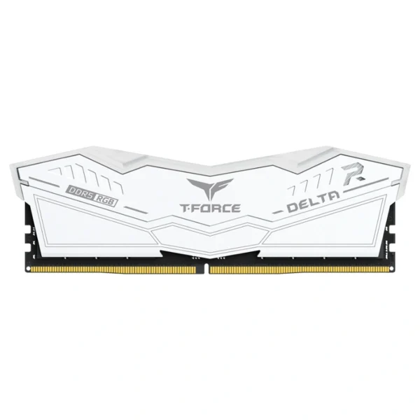 Kit De Memoria RAM TEAMGROUP T-FORCE DELTA RGB / 32GB (2x16GB) / DDR5 7800MHz / CL38 / 1.4V / XMP / Blanco - Image 4