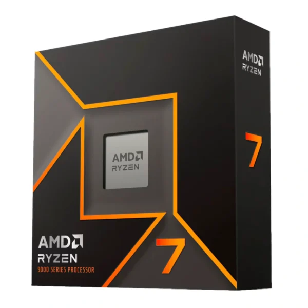 Procesador AMD Ryzen 7 9700X / AM5 / 8 Núcleos, 16 Hilos / 5.5GHz Boost / TDP 65W / Con Gráficos AMD Radeon™ Graphics / Requiere Disipador / Requiere Actualizar Tarjeta Madre - Image 1