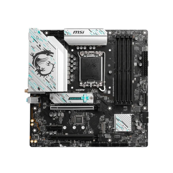 Tarjeta Madre MSI B760M GAMING PLUS WIFI / MICRO-ATX / Socket LGA1700 14ª / 256GB X4 DDR5 6800MHz / HDMI, DP / USB 3.2 Tipo A / Bluetooth / M.2 PCle 4.0 - Image 2