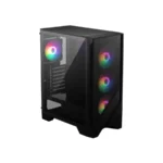 Gabinete MSI MAG FORGE 120A AIRFLOW / ATX / Cristal Templado / Incluye 6 Ventiladores RGB / x2 USB 3.2 Tipo A / Frente De Mallado / Negro - Image 2