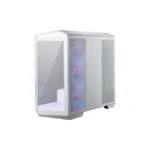 Gabinete MAG PANO M100R PZ / Micro-ATX / 4 Ventiladores Incluidos ARGB / Cristal Templado 270° / USB 3.2, USB-C, 3.5 mm / Blanco - Image 3