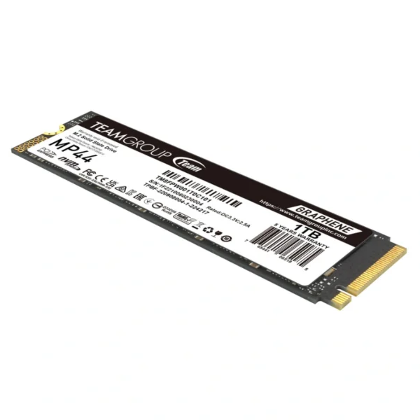 Unidad SSD M.2 NVME TEAMGROUP MP44 1TB / PCIe Gen4x4 / 2280 / Lectura 7200 MB/s, Escritura 6200 MB/s / 0˚C ~ 70˚C - Image 2