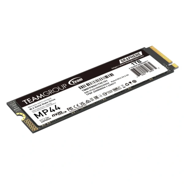 Unidad SSD M.2 NVME TEAMGROUP MP44 1TB / PCIe Gen4x4 / 2280 / Lectura 7200 MB/s, Escritura 6200 MB/s / 0˚C ~ 70˚C - Image 3