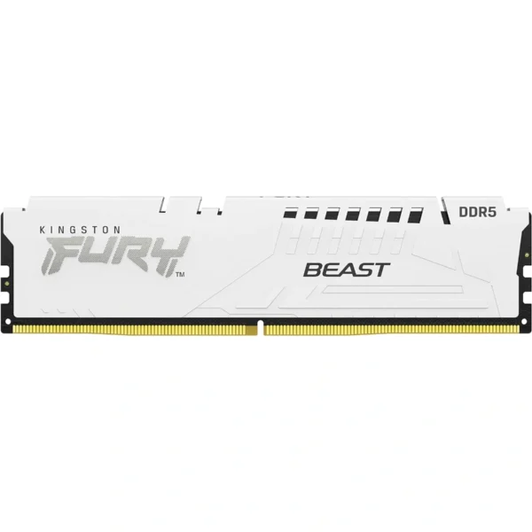 Memoria RAM KINGSTON FURY BEAST / 32GB / DDR5 5200MHz / 1.25 V / CL40 / XMP / Blanco - Image 1
