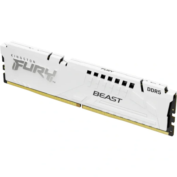 Memoria RAM KINGSTON FURY BEAST / 32GB / DDR5 5200MHz / 1.25 V / CL40 / XMP / Blanco - Image 2