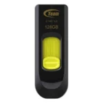 Memoria USB TEAMGROUP C145 / 128GB / USB 3.2 Gen 1 / Deslizante Sin Tapa / Negro-Amarillo - Image 2