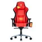 Silla Gamer COOLER MASTER GAMING CALIBER X2 Edición Especial STREET FIGHTER 6 KEN / Reposacabezas Espuma Viscoelástica / Ajuste De Altura / Apoya Brazos 4D / Soporte Lumbar / Pistón Clase 4 / Rojo-Negro-Amarillo - Image 2