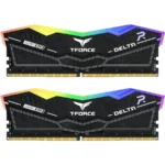 Kit De Memoria RAM TEAMGROUP T-FORCE DELTA RGB BLACK / 48GB (2x24GB) / DDR5 8200MHz / CL38 / 1.4V / XMP / Negro