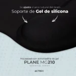 Mousepad ACTECK PLANE MG210 / Ergonómico / Antideslizante / 24cm X 21cm X 2cm / Color Negro - Image 4