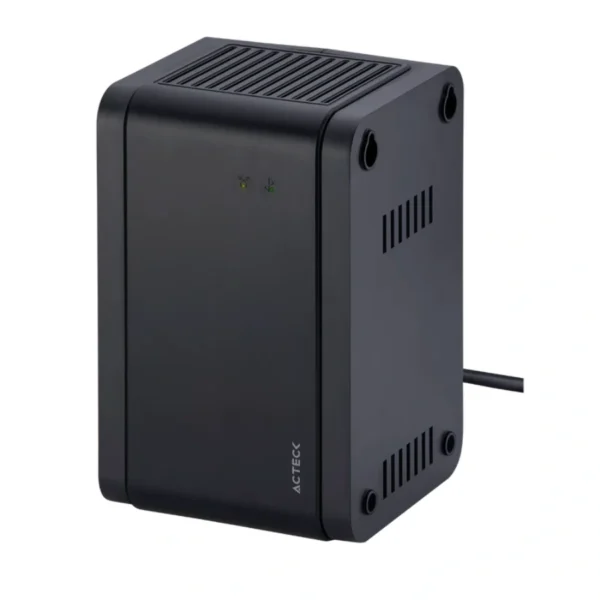 Regulador Acteck RV800 / 400W / 800VA / Entrada 148V, Salida 132V / 8 Contactos / Contra Sobre Tensiones / Color Negro - Image 3