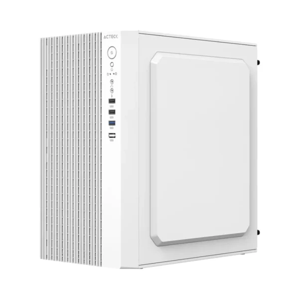 Gabinete ACTECK Zenith GI656 / Micro-ATX / Incluye Fuente ATX 500W / Metálico / 1 Ventilador Incluido / USB 3.0, 2.0 / Blanco - Image 2