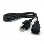 Cable De Corriente Para Fuente De Poder / 1.8m / Macho a Hembra / Negro