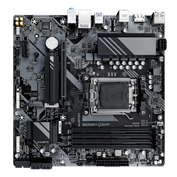 Tarjeta Madre GIGABYTE B650M D3HP / Micro-ATX / AM5 / 256GB X4 DDR5 7600Mhz AMD EXPO / Sata / M.2 PCIe 4.0 / HDMI, DP / USB 3.2, USB Tipo C - Image 5