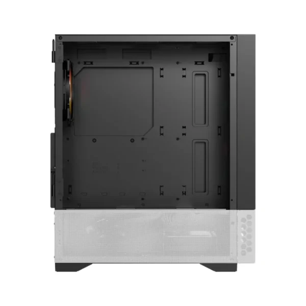 Gabinete Gamer BALAM RUSH Nitrox Crystal 5500 CBW / ATX / Cristal Templado / Incluye 3 Ventiladores ARGB / USB 3.0, USB 2.0, USB-C / Negro-Blanco - Image 5