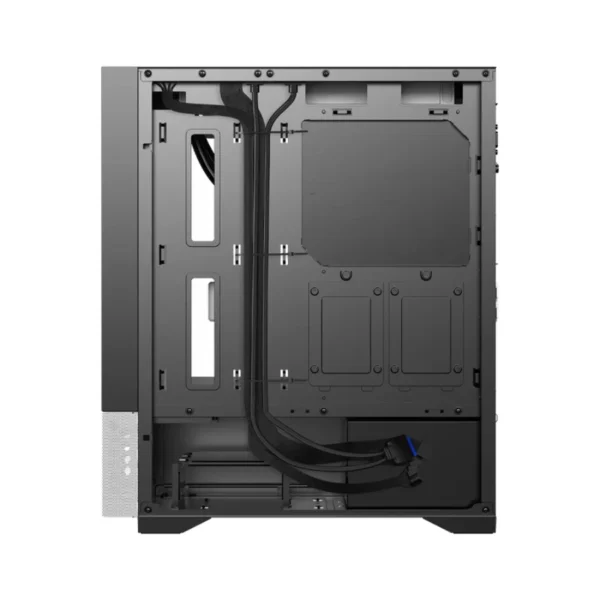 Gabinete Gamer BALAM RUSH Nitrox Crystal 5500 CBW / ATX / Cristal Templado / Incluye 3 Ventiladores ARGB / USB 3.0, USB 2.0, USB-C / Negro-Blanco - Image 6