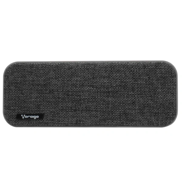 Bocina VORAGO BSP-150 / Inalámbrica, Alámbrico / Bluetooth, Micro SD, USB, 3.5 MM / Radio FM – TF / Sonido Estéreo / 6W / Recargable / Gris - Image 1