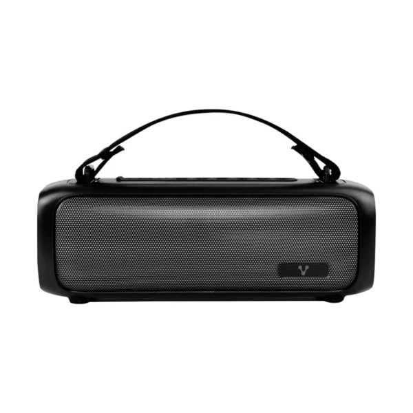 Bocina VORAGO BSP-260 / Inalámbrica, Alámbrico / Bluetooth, USB-C, 3.5 MM / Radio FM – TF / Sonido Estéreo / 16W / Recargable / Iluminación led / Negro - Image 5