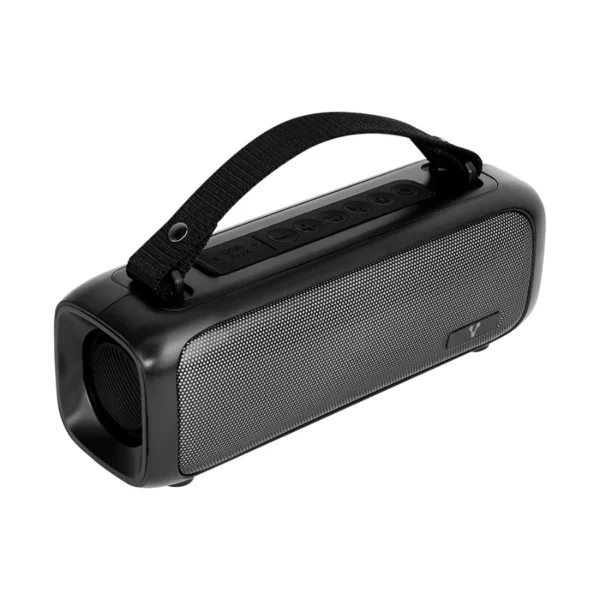 Bocina VORAGO BSP-260 / Inalámbrica, Alámbrico / Bluetooth, USB-C, 3.5 MM / Radio FM – TF / Sonido Estéreo / 16W / Recargable / Iluminación led / Negro - Image 2