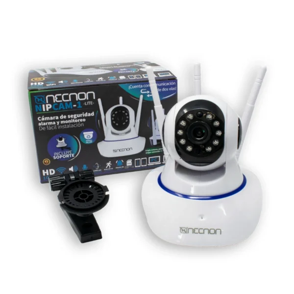 Cámara De Vigilancia IP NECNON NBCS1L122M / 2.0Mpx / WIFI / Tipo Domo / 1080p / H.264 / Alarma / Visualización Desde APP / Con Audio / Movimiento De Lente / Para Interior - Image 4