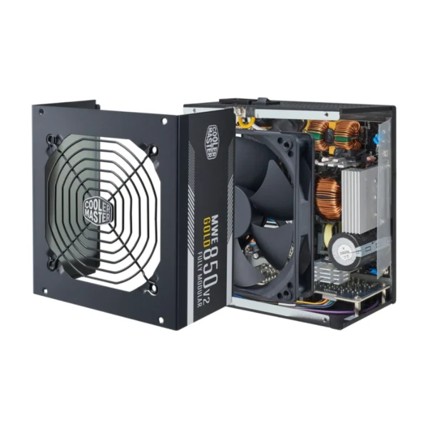 Fuente De Poder COOLER MASTER MPE-8501-AFAAG-3 / 850W / 80 Plus Gold / Full Modular / 24 Pin / Cpu 4+4 / Pci-E 6+2 / Sata x12 / Molex / Negro - Image 8