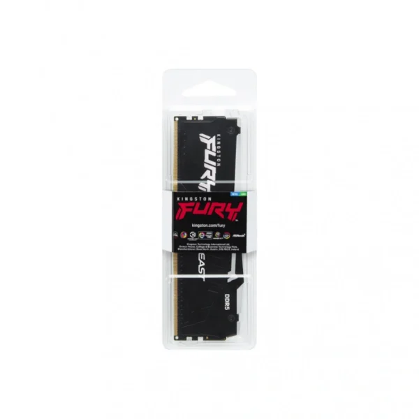Memoria RAM KINGSTON FURY BEAST BLACK RGB / 16GB / DDR5 5600MHz / CL40 / 1.25V / XMP / Negro - Image 4