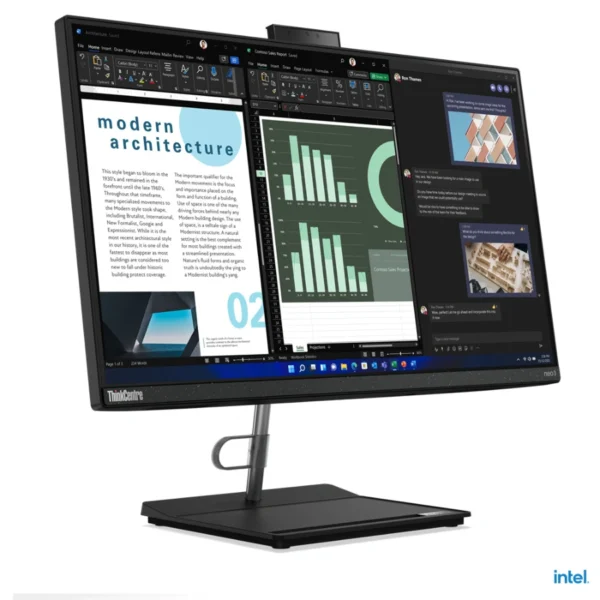 All in One Lenovo ThinkCentre Neo 30a 24 / 23,8" FHD IPS sRGB:100 % / Intel® Core™ i3-1215U / 8 GB DDR4 / HDMI / Windows 11 Pro / Negro - Image 5