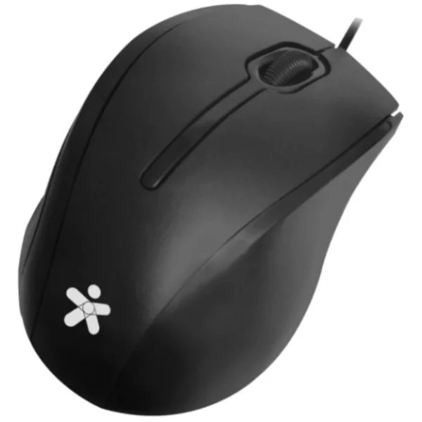 Mouse Ergonómico STYLOS Óptico STPMOA7B / Alámbrico / 1000 DPI / 3 Botones / Óptico / USB / Color Negro - Image 1