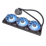 Enfriamiento Liquido AIO XZEAL TYPHOON-X XZ-411 ARGB / AMD-INTEL / 800-2200 RPM / 75.89CFM / 33.5dBA / 3Pin, 12V / TDP Hasta 300W / Negro - Image 2
