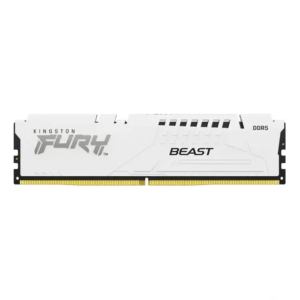 Kit De Memoria RAM KINGSTON FURY BEAST / 64GB (2x32GB) / DDR5 5200MHz / CL40 / 1.25V / XMP / Blanco - Image 2
