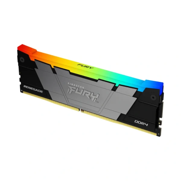 Memoria RAM KINGSTON FURY RENEGADE RGB / 32GB / DDR4 3200MHz / CL16 / 1.35V / XMP / Negro Con Gris - Image 2