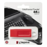 Memoria USB KINGSTON DATA TRAVELER EXODIA / 64GB / USB 3.2 Gen 1 / Con Tapa / Color Rojo
