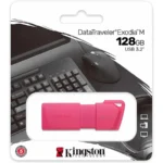 Memoria USB KINGSTON DataTraveler Exodia M / 128 GB / USB 3.2 Gen 1 / Tapa Deslizante / Rosa