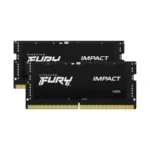 Kit De Memoria RAM KINGSTON Fury Impact / 32GB (2X16GB) / DDR5 5600MHz / Para Laptop / CL40 / 1.1V / Negro