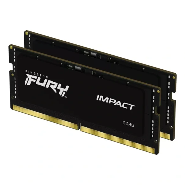 Kit De Memoria RAM KINGSTON Fury Impact / 32GB (2X16GB) / DDR5 5600MHz / Para Laptop / CL40 / 1.1V / Negro - Image 2
