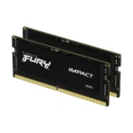 Kit De Memoria RAM KINGSTON Fury Impact / 32GB (2X16GB) / DDR5 6400MHz / Para Laptop / CL38 / 1.35V / XMP / Negro - Image 2