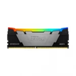 Memoria RAM KINGSTON FURY RENEGADE RGB / 32GB / DDR4 3200MHz / CL16 / 1.35V / XMP / Negro Con Gris