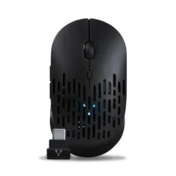 Mouse Óptico VORAGO MO-208 / 2400 DPI / 5 Botones / Inalámbrico / Bluetooth 5.1, USB-C / Batería 500 mAh / Sensor Óptico / Color Negro