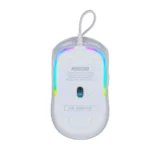 Mouse Gamer GAME FACTOR MOG530 / 12000 Dpi Ajustables / 6 Botones / Alámbrico / USB / Cable 1.8m / Carcasa Removible / Sensor Pixart 3327 IC / Blanco - Image 3