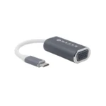 Adaptador Tipo C a VGA NACEB / VGA / USB C Macho-Hembra VGA / 5.4 Gbps / HD 120Hz / Gris